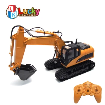 

New Arrival Battery Charging Simulate Model Vehicle Real Alloy 1:14 rc Excavator for Kids Remote Control Electric oyuncak