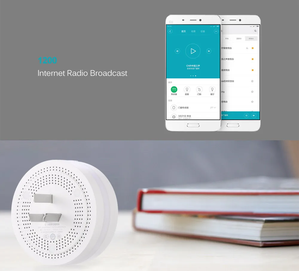 Обновленная версия, Xiaomi mi, умный Многофункциональный шлюз, 2 WiFi, пульт дистанционного управления, 16 mi llion, RGB подсветка, умный дом
