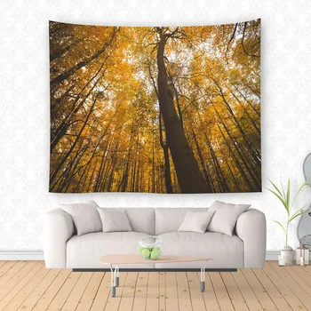 

The Golden Forest Home Furnishing Tapestry Wall Hanging Sandy Beach Picnic Throw Rug Blanket Camping Tent Travel Sleeping Pad