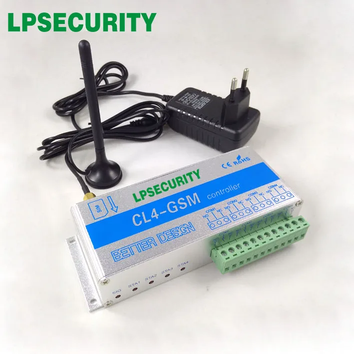 Lpsecure GSM SMS контроллер беспроводной пульт дистанционного управления с датчиком