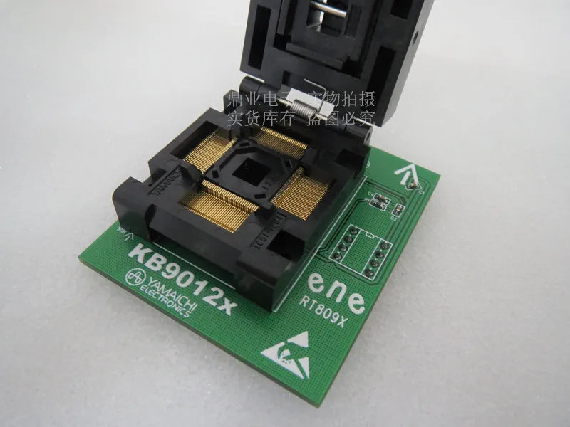 

LQFP128 RT809F KB9012 Burn-in Socket gold plating IC testing seat Test Socket test bench