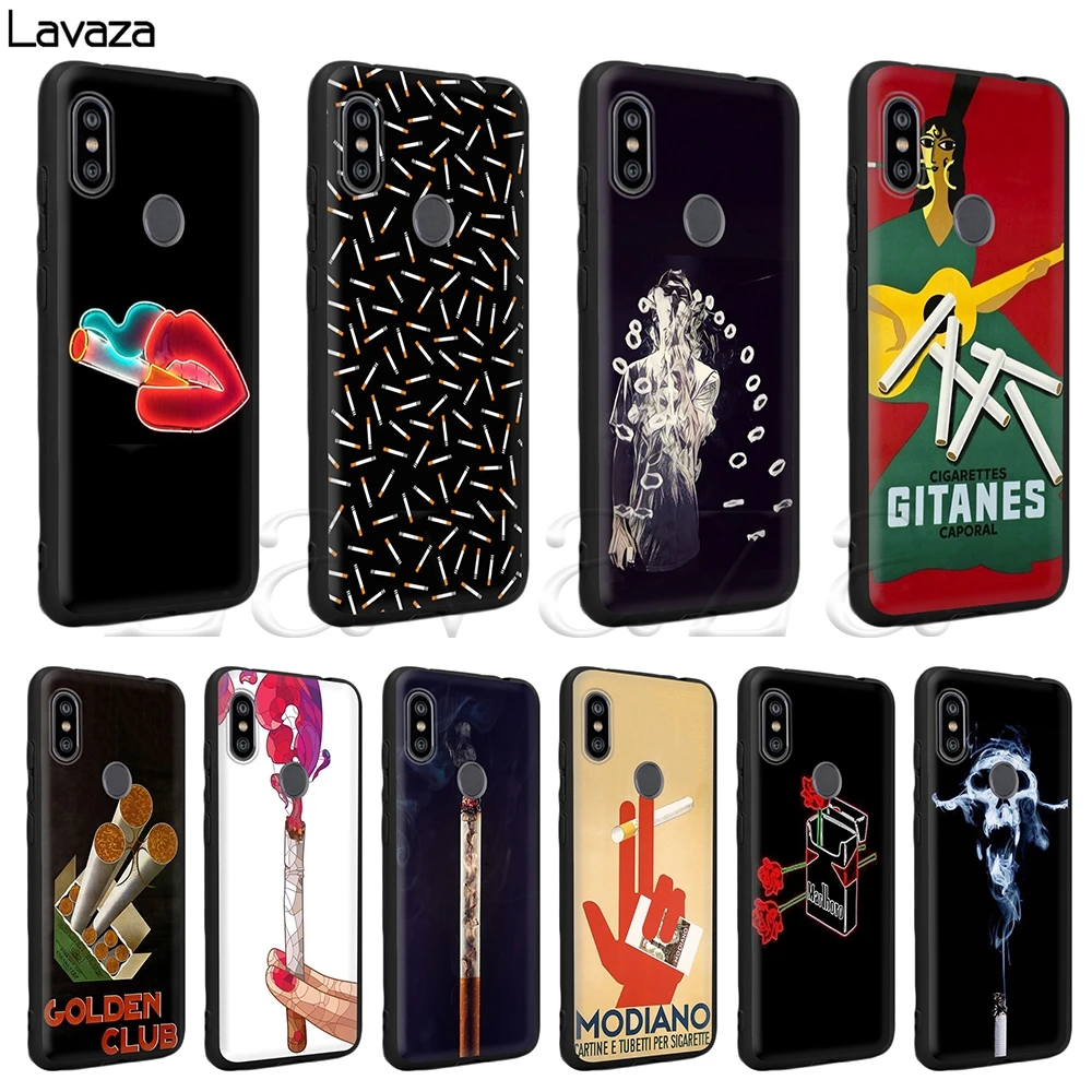 

Lavaza cigarette Pictures Silicone Case for Xiaomi Redmi Note 4 4X 4A 5 5A 6 6a 7 Pro Go Prime Plus