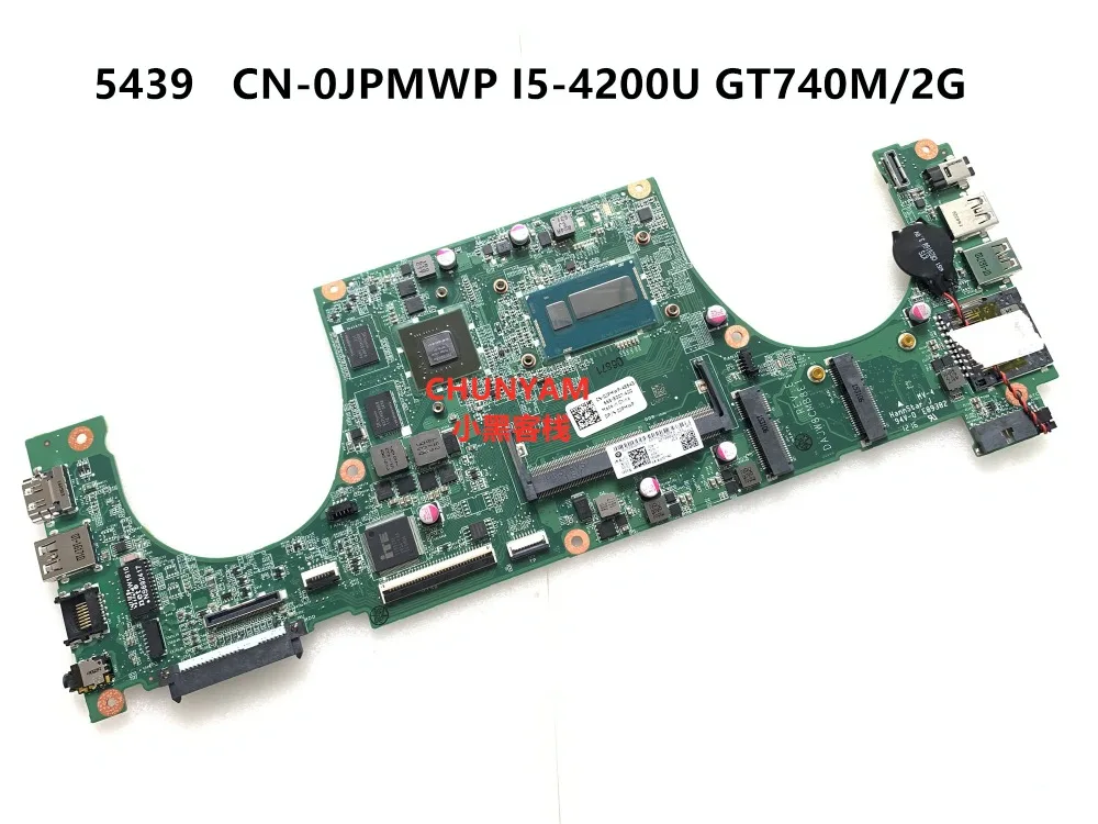 CN-0JPMWP JPMWP для Dell 5470 5439 материнская плата ноутбука DAJW8CMB8E1 REV:E I5-4200U GT740M 2G notbook pc |