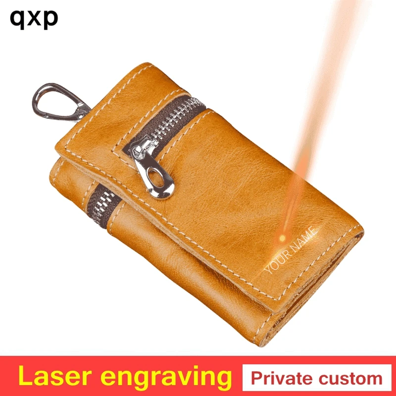 

Men Genuine Cow Leather Key bag Holder Solid Housekeeper For Keys High Quality Unisex Key Case Bag women Key Holder Housekeeper