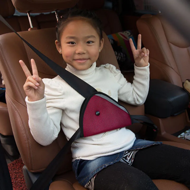 1 шт. треугольная регулировка ремня безопасности для детей, ткань Оксфорд, автомобильный защитный чехол, ремень, аксессуары, ремень безопасности
