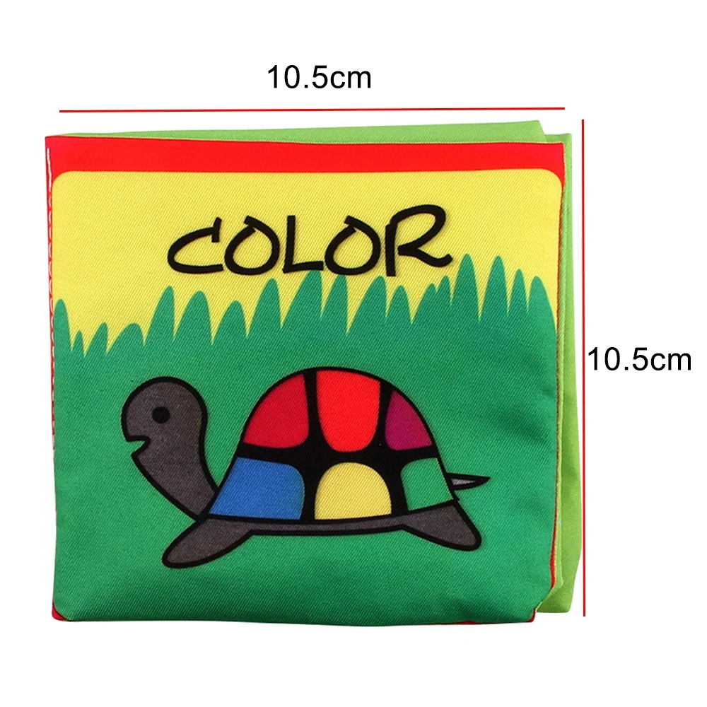 Baby Learning Education Soft Cloth Books Kids Intelligence Development Infant Early Learning Animal English Fabrics Book Toys