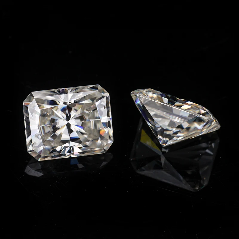 Цвет GH Moissanite 7*5 мм Сияющий срез свободные драгоценные камни для изготовления