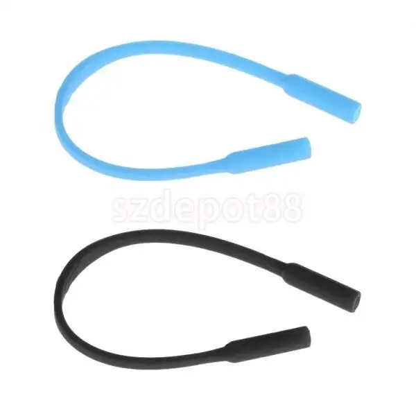2 Pieces Silicone Kids Eyewear Cord Glasses Eyeglasses Sunglasses Holder Strap Retainer Rope
