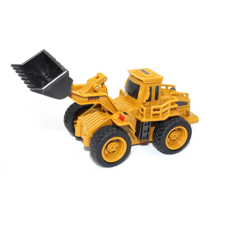RC car 1:64 Remote Control Construction Car Mini Excavator Simulation Model Engineering Car Digger Toy Crane Bulldozer