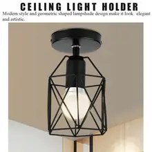 E27 розетка современный держатель настенный светильник бра уникальный геометрический Форма основание светильника дом декоративные держатель лампы