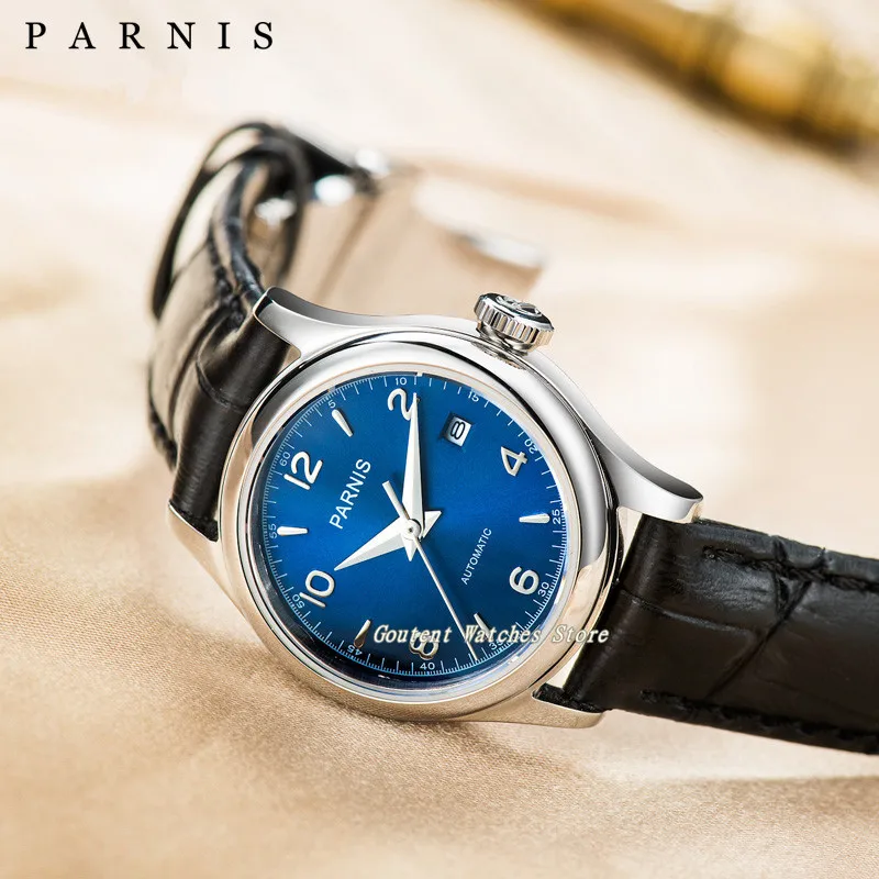 26 мм Parnis Роскошные сапфировое стекло Япония Miyota Женские Механические часы