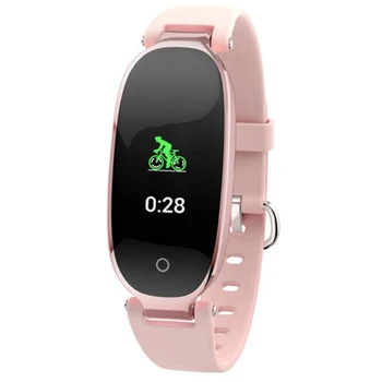 

Female S3 color screen smart watch heart rate blood pressure sleep monitoring step counter fitness ladies sports smart bracelet