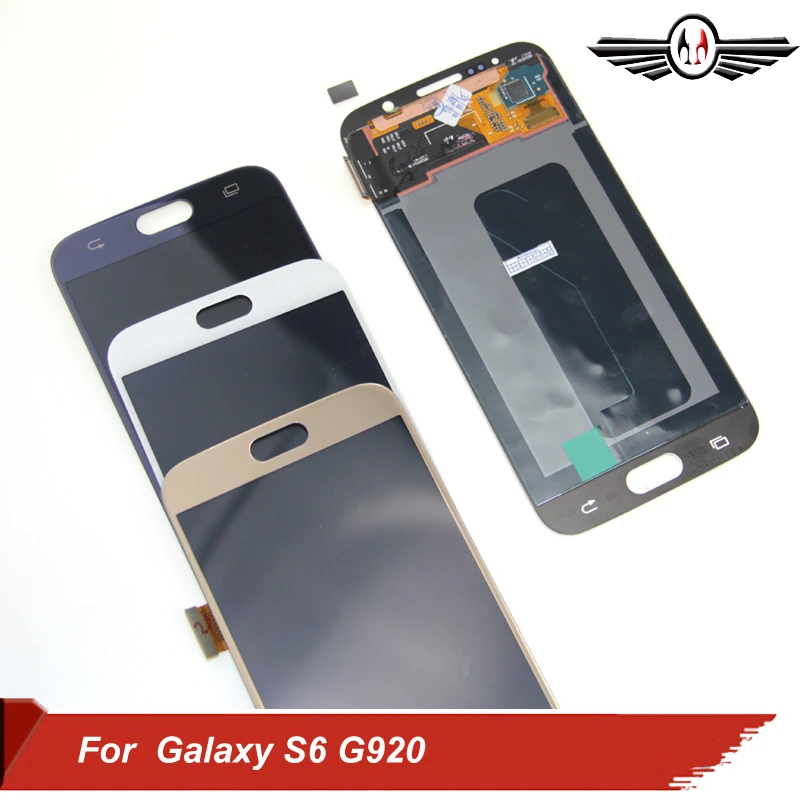 S6 G920 ЖК-для Samsung Galaxy S6 G920 G920F ЖК-дисплей сенсорный экран дигитайзер сборка Замена