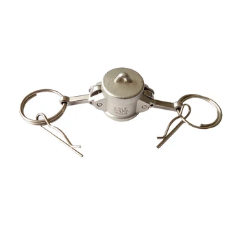 

1/2" Type DC Camlock Coupler Trash Pump Adapter Camlock Dust Cap Stainless Steel 316 Camlock-DC-1/2BSP