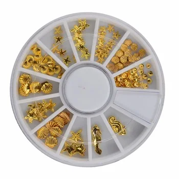 YZWLE 1 Wheel Nail Art Rhinestone &amp;amp; Decoration For DIY Nails Art Accessory Fashion Decorations Beauty Tools #JS24