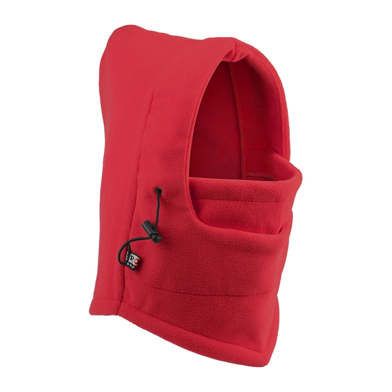 Зимняя шапка, теплые уличные шляпы, шапка s для мужчин/женщин, лыжная велосипедная маска для лица, Мужская Флисовая шапка - Цвет: Красный