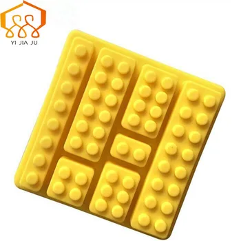 

Silicone Cake Decorating Molds Building Block Shape Chocolate Mold Diy Ice Mould Children's Puzzle Creative Food Making Mold