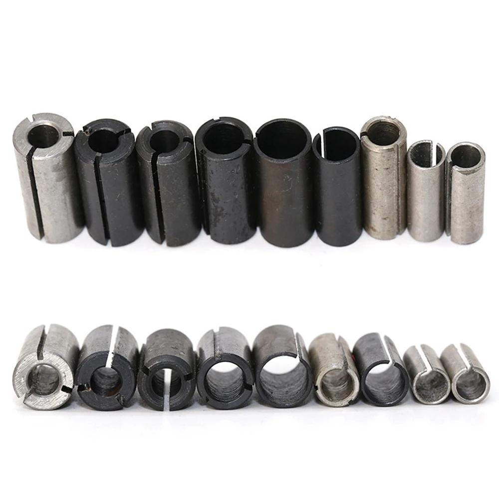 

1Pc High Precision Adapter Collet Shank CNC Router Tool Adapters Holder 9 Sizes Engraving Machine Wood Working Tools
