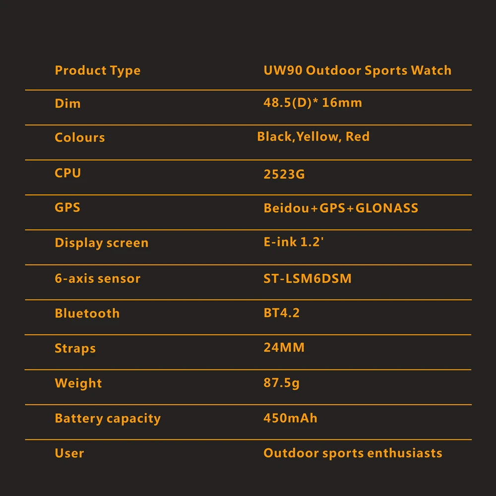 EXRIZU gps UW90 спортивные уличные умные часы наручные часы профессиональные IP68 водонепроницаемый плавательный фитнес-трекер для измерения сердечного ритма компас