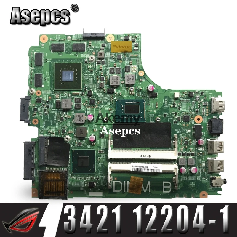 

12204-1 3421 motherboard for dell INSPIRON 3421 laptop motherboard 12204-1 i7 CPU orginal Test motherboard