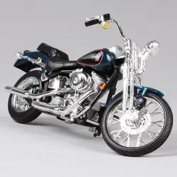 Maisto 1:18 harley темно-синий эмуляция мотоцикл игрушка diecast 2001 fxsts springer модель мотоцикла литой мотоцикл игрушка 39360