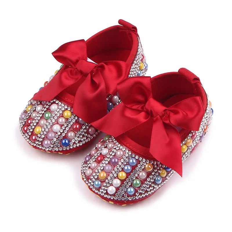 Обувь для маленьких девочек; Осенняя шикарная обувь для новорожденных; мягкая обувь для малышей
