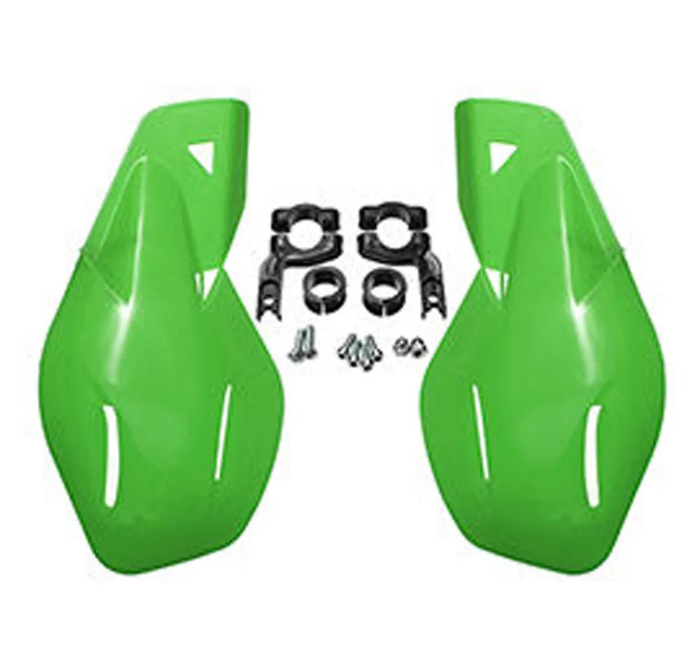Универсальный 22 мм мотоциклетный руль, защита рук, защита, ударопрочная пластиковая мотоциклетная защита для рук, acessorios para motos - Цвет: Green