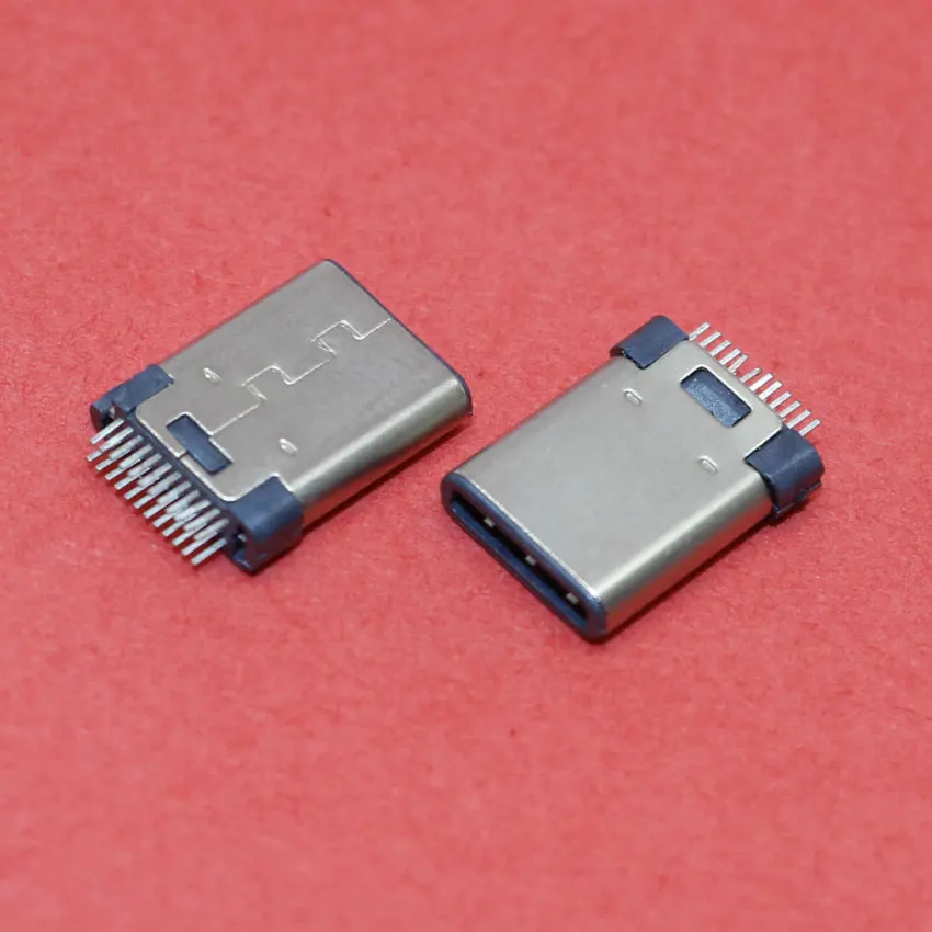 

ChengHaoRan 24pin USB 3.1 Type C USB-C Male Plug Connector SMT Type USB male port Plug,MC-377