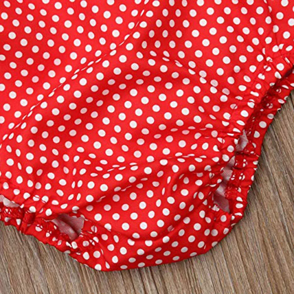 SAGACE Bodysuits baby girl clothes Boys Rompers Newborn Infant romper Dot Backless overalls for children baby clothes Jun18
