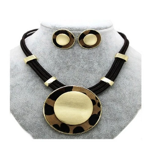 Leopard Gold Plated Party Trendy Bridal Jewelry Necklace