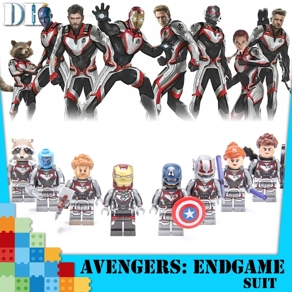 

Avengers 4 Endgame Thanos Building Block Legoing Captain Marvel Iron Man Thor Figured Blocks Children Toys Dropshipping