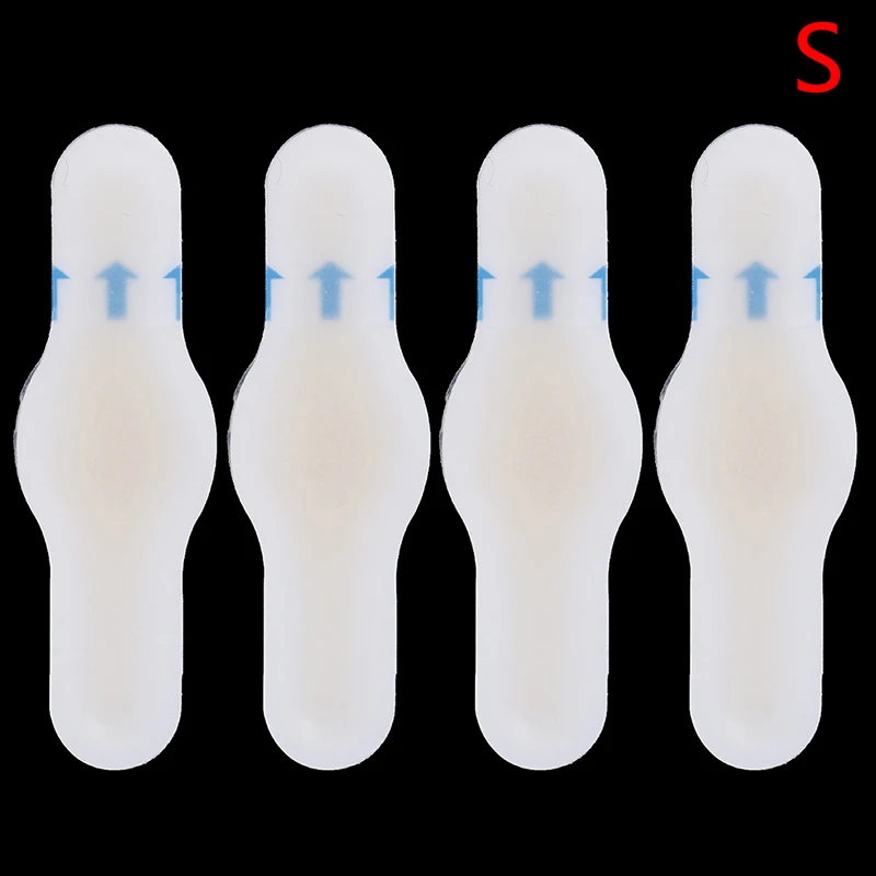 4pcs 12Styles Silicone Gel Soft Heel Sticker Adhesive Hydrocolloid Gel Blister Plaster Anti-wearing Heel Sticker Pedicure Patch