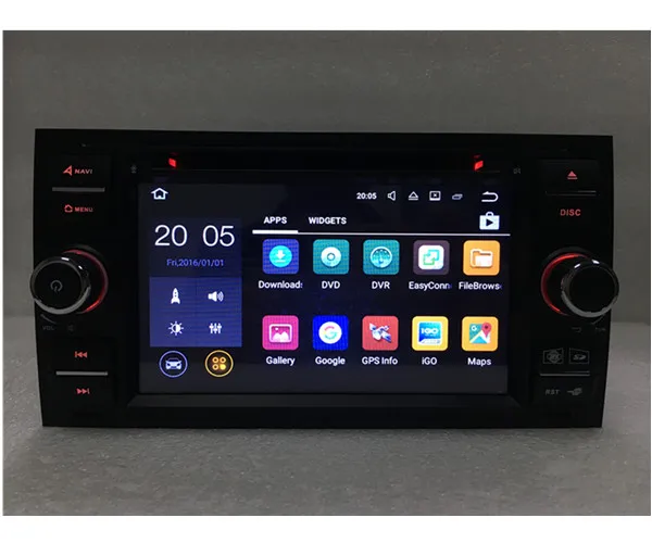 Best 2din Car radio DVD 1024*600 Quad Core  Android for Ford Old Focus 2 Kuga Mondeo Connect S-MAX C-MAX Fusion Galaxy Fiesta Transit 19