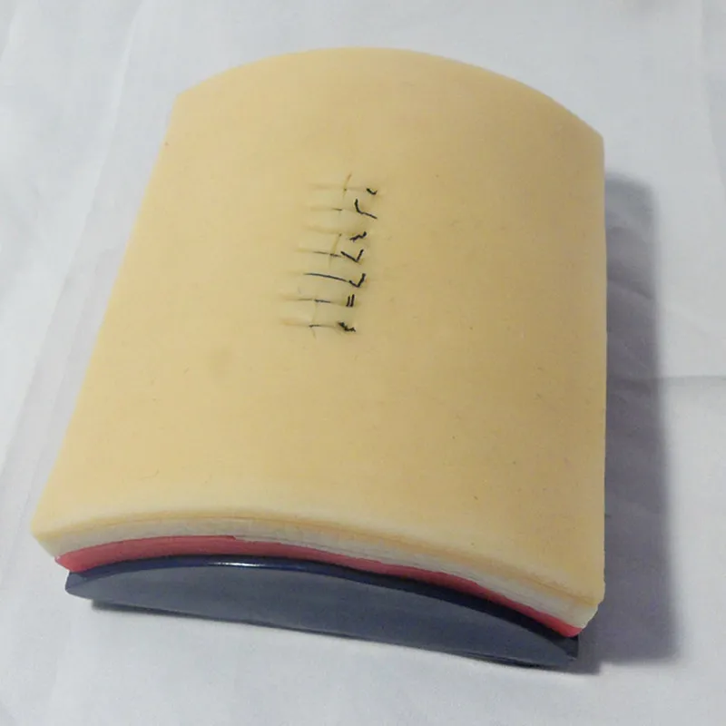 

Advanced 3-Layer Suture Practice Pad,Skin,Fat and Muscles Suture Training Model