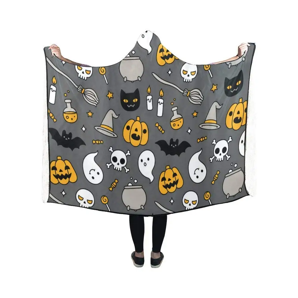 

Portable Wearable Fluffy Custom Hooded Blanket Woods Cute Sleeping Owl Wearable Blanket Comfotable Hooded Throw Wrap Bed Blanket