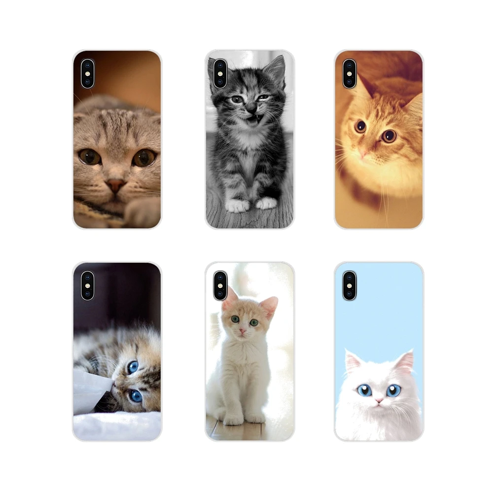 Для HTC One U11 U12 X9 M7 M8 A9 M9 M10 E9 Plus Desire 630 530 626 628 816 820 830 meow милый кот прозрачный чехол из