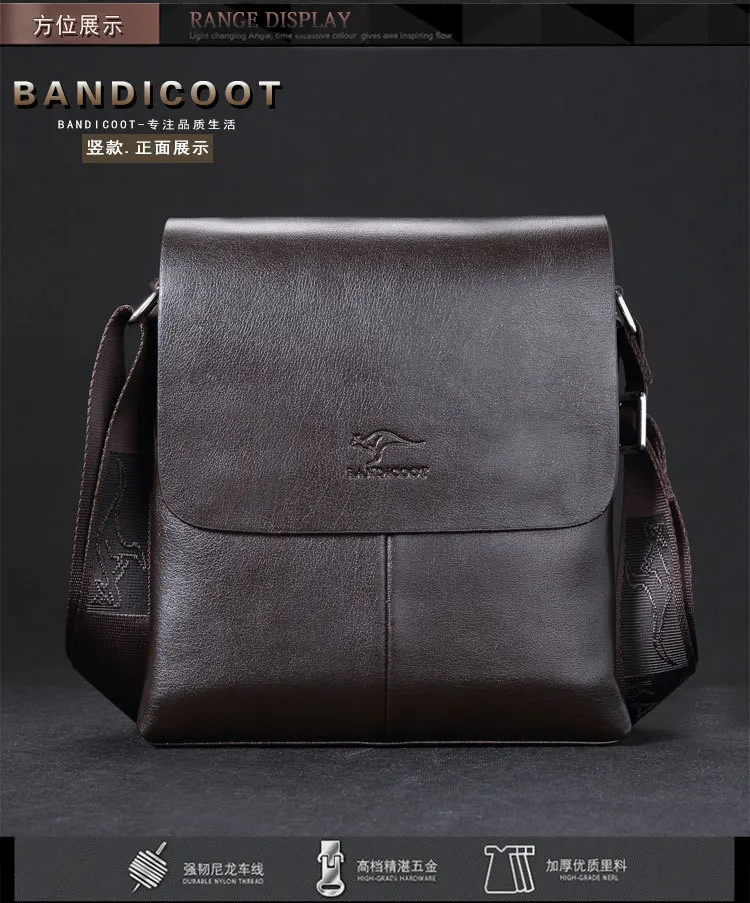 Новые модные кожаные мужские деловые маленькие сумки-мессенджеры sacoche homme bolsos hombre сумки на плечо для мужчин сумка через плечо