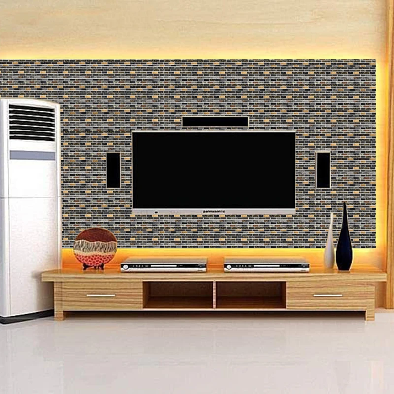 

3D Brick Tile Stickers Self Adhesive DIY Bathroom Kitchen Renovation Wallpapers Waterproof Mosaic Epoxy Wall Modern Decor Paper