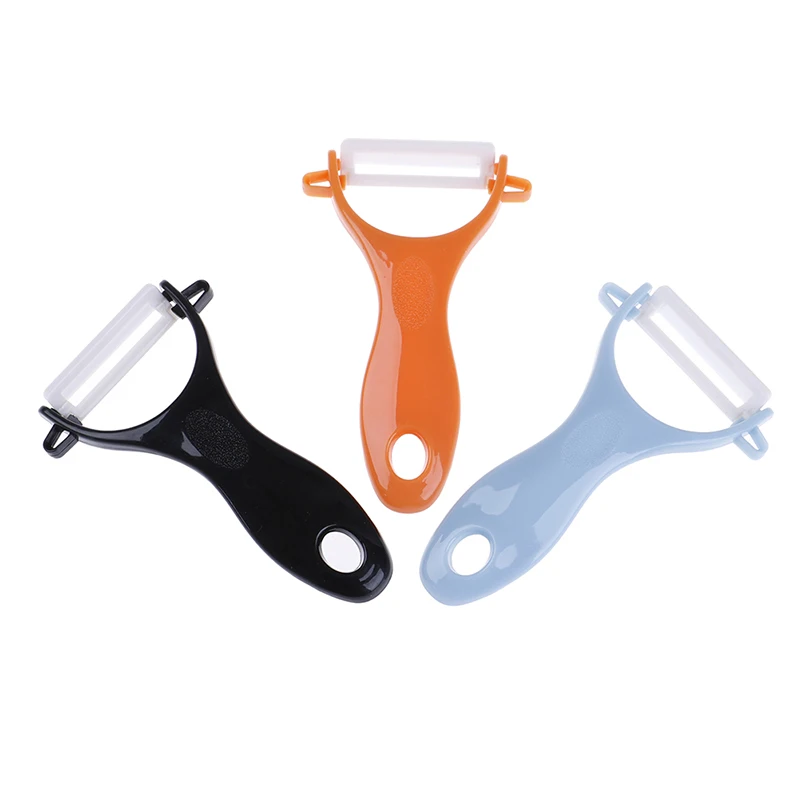 

1PC Ceramic Peeler Ceramic Fruit Paring Knife Kitchen Multi-function Planer Household Apple Scraping Knife Potato Peeler