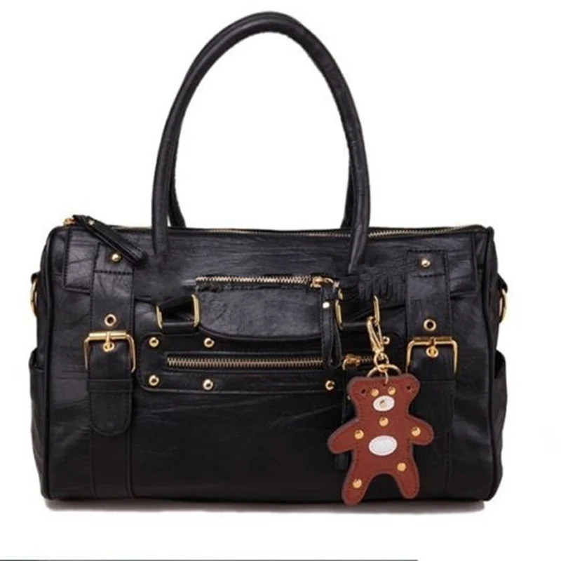 women's Handbag Vintage Belt Bear Casual Tote Female Shoulder Bag Messenger Bag Casual Bag