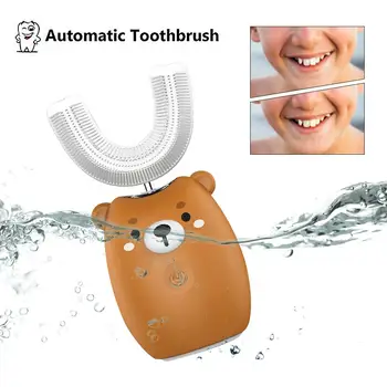 

Electric Toothbrush U 360 Degrees U-shaped Sonic Electric Toothbrush Silicon Automatic Teeth Tooth Brush For Baby Children