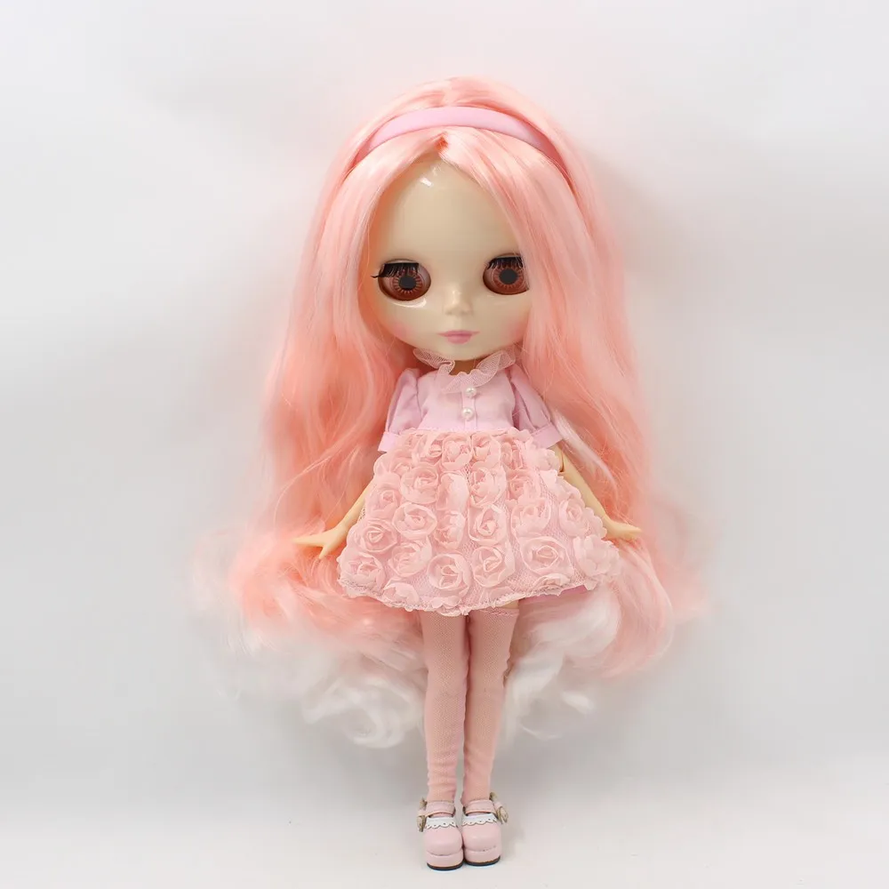 Fortune Days Nude Blyth кукла No.260BL136/1010 розовый микс белые волосы 1/6 суставы тела белая кожа фабрика Blyth