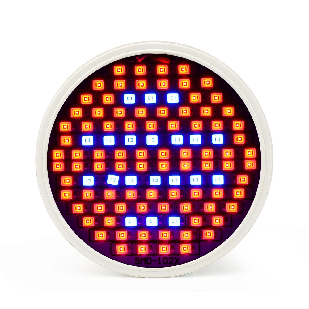 8 шт./лот Красный Синий 10 Вт LED Grow Light E27 лампа для растений рождественские