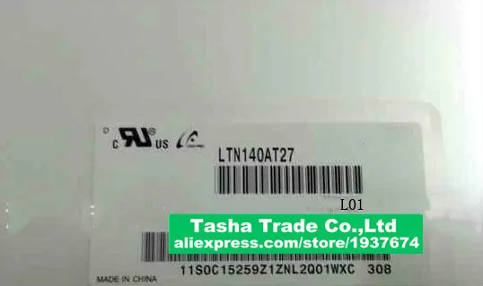

LTN140AT27-L01 LCD Screen Display 1366*768 Original Good Quality