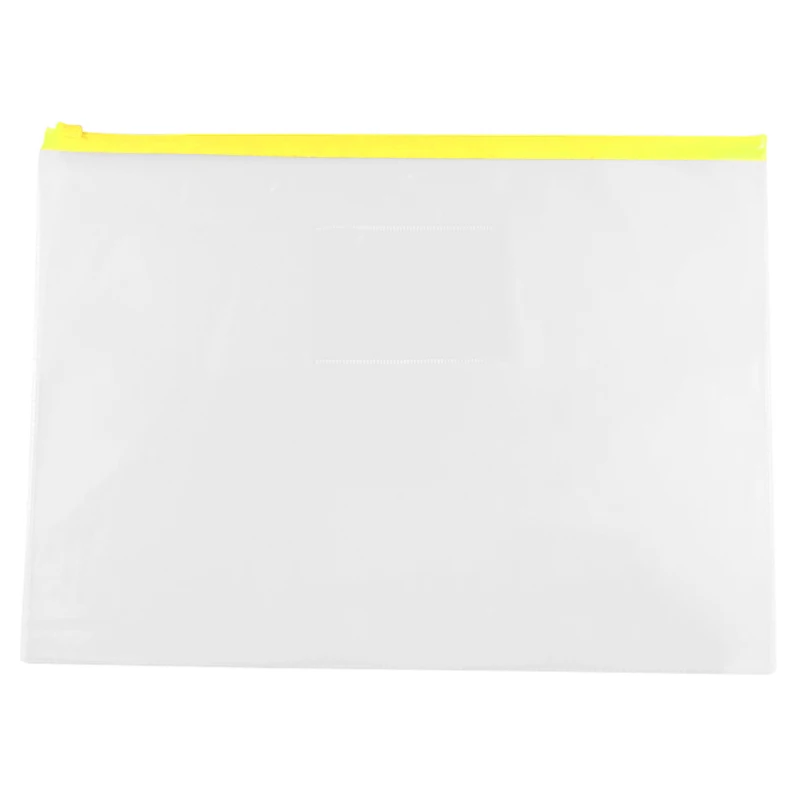 10 упаковок(5 шт прозрачная пластиковая Водонепроницаемая Защитная ручка A4 файл бумаги Ziplock папки в виде сумок