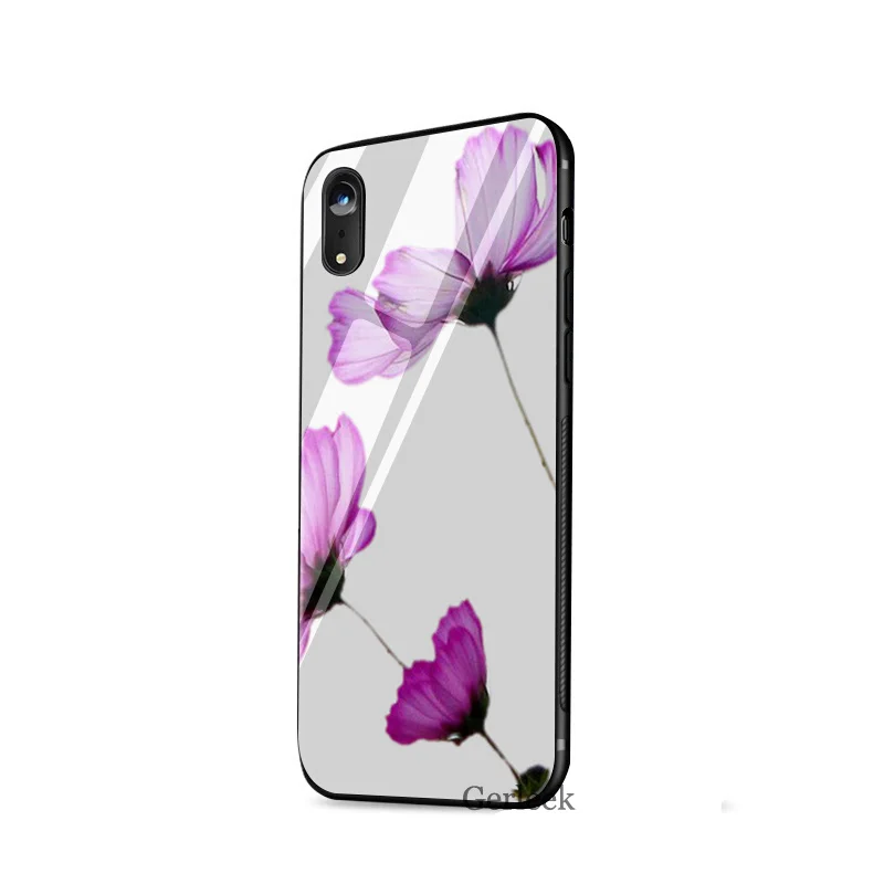 Чехол из закаленного стекла для iPhone 6 6s 7 8 X XS XR Max 5 5s SE|Чехлы-накладки| |