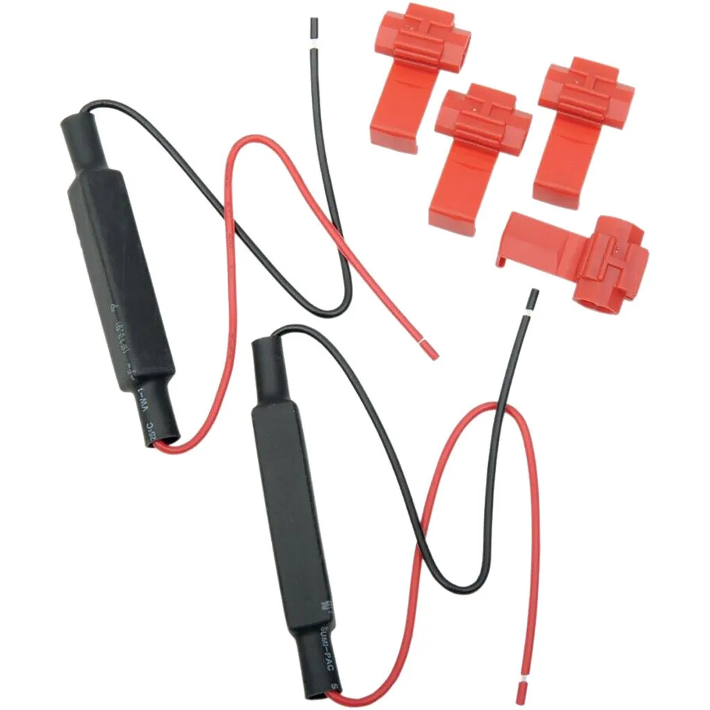 

2Pcs Motorcycle Turn Signal Inline Load Resistors K S 2 LED Fixes Fast Flash 10W/3 ohm universal in-lineaccesorios para moto 8Z