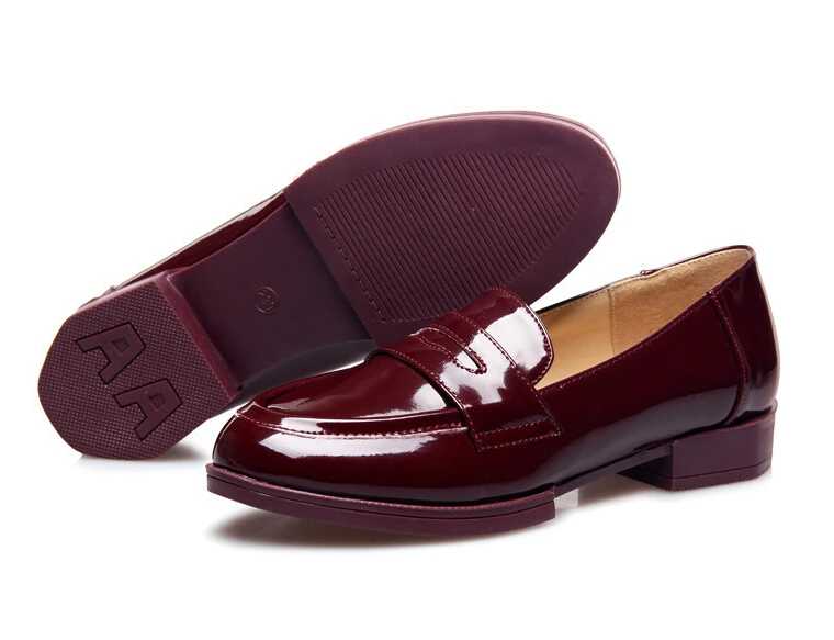 patent leather burgundy shoes