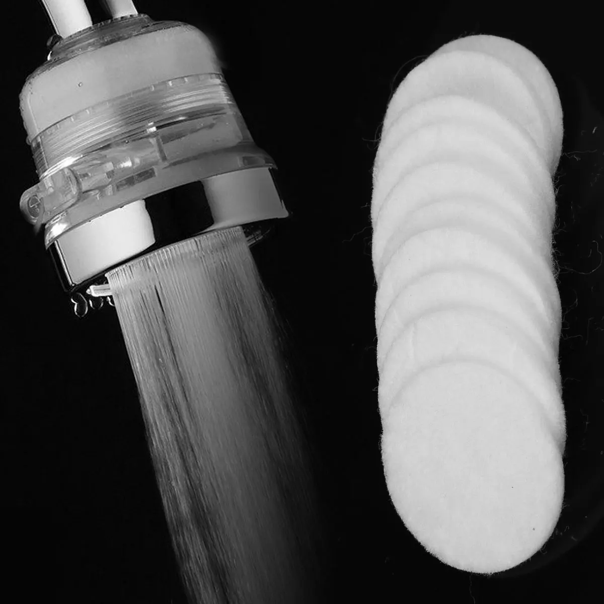 20Pcs Filter Cotton 42mm Safety PP Cottons Replacement for Kitchen Bath Faucet Taps Shower Strainers Paper Bathroom Accessories 20Pcs Filter Cotton 42mm Safety PP Cottons Replacement for Kitchen Bath Faucet Taps Shower Strainers Paper Bathroom Accessories