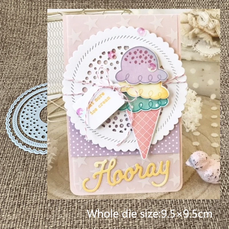 

New Design Craft Metal Cutting Dies Cut Die Hole bubble circle background Scrapbooking Album Paper Card Craft Embossing Die Cuts